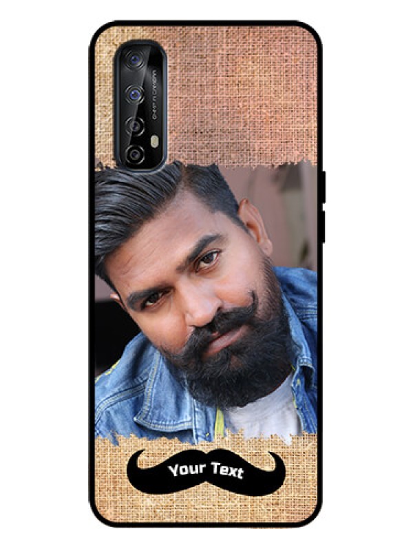 Custom Realme 7 Custom Metal Phone Case - With Texture Design