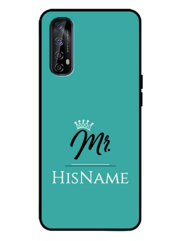 Custom Realme 7 Custom Metal Phone Case - Mr With Name Design