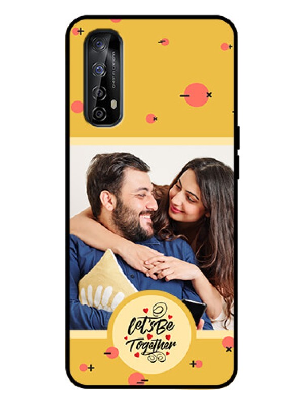 Custom Realme 7 Custom Metal Phone Case - Lets Be Together Design