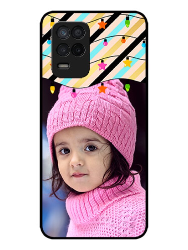 Custom Realme 8 5G Custom Metal Phone Case - Lights Hanging Design