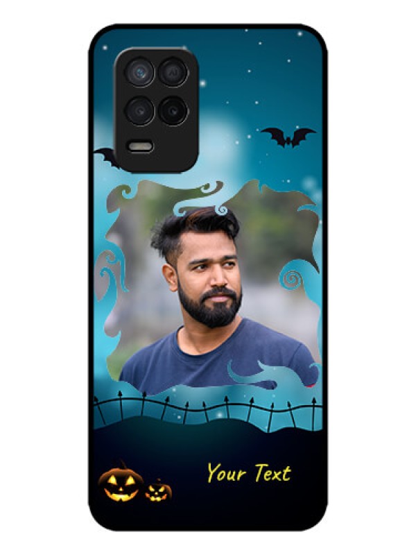 Custom Realme 8 5G Custom Metal Phone Case - Halloween Frame Design
