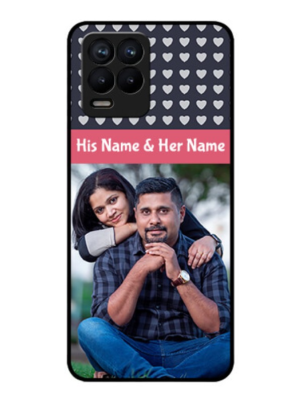 Custom Realme 8 Pro Custom Metal Phone Case - Love Symbols Design