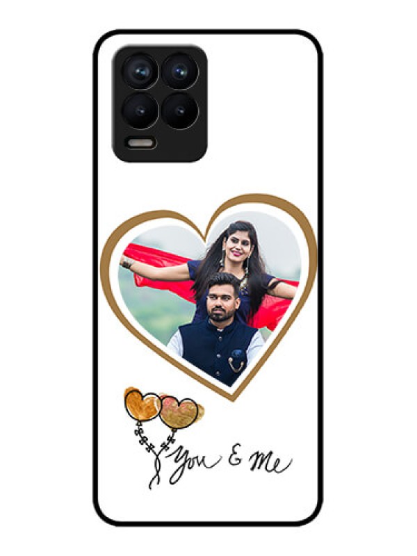 Custom Realme 8 Pro Custom Metal Phone Case - You and Me Design