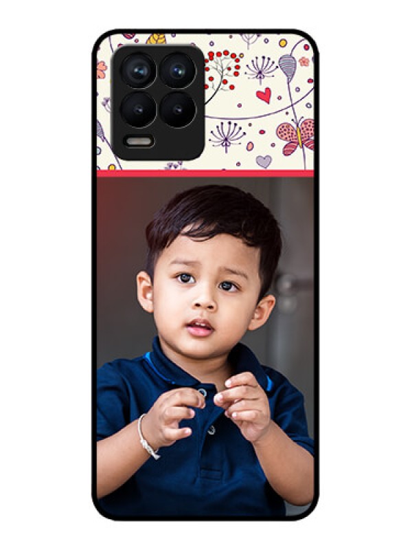 Custom Realme 8 Pro Custom Metal Phone Case - Premium Floral Design