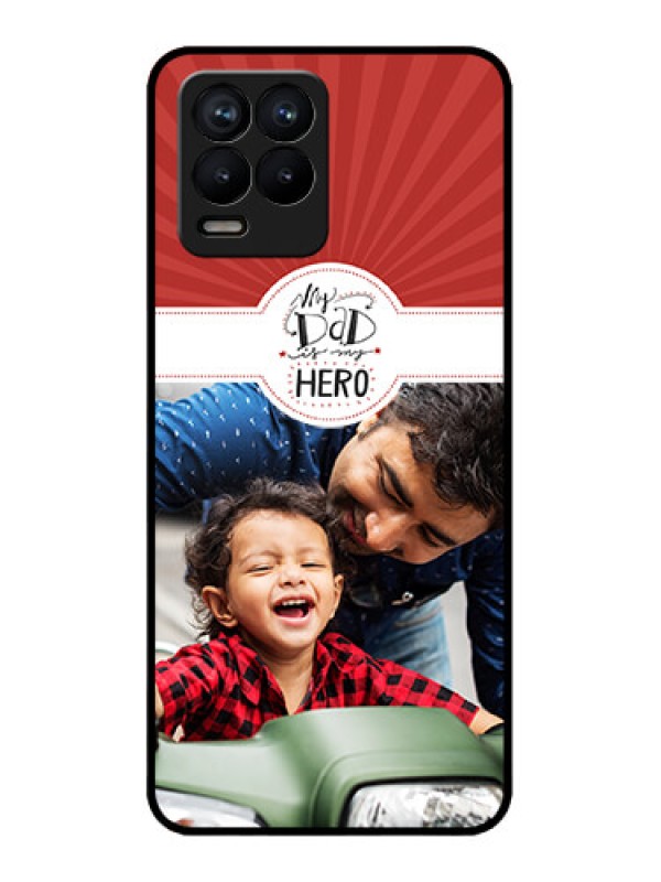 Custom Realme 8 Pro Custom Metal Phone Case - My Dad Hero Design
