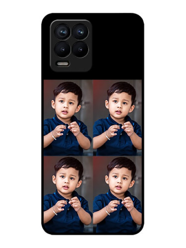 Custom Realme 8 Pro Custom Metal Phone Case - 4 Image Holder Design