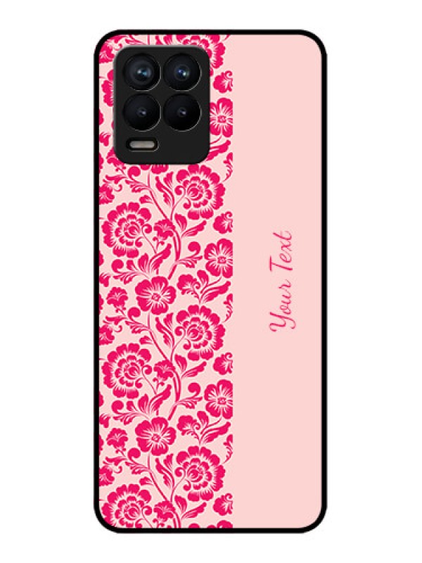 Custom Realme 8 Pro Custom Metal Phone Case - Attractive Floral Pattern Design