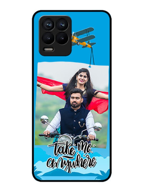 Custom Realme 8 4G Custom Metal Phone Case - Traveller Design