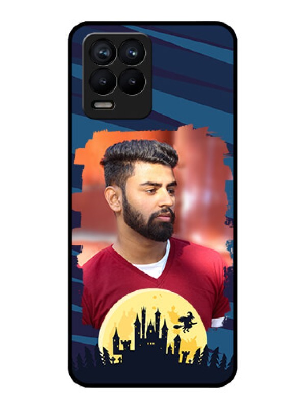 Custom Realme 8 4G Custom Metal Phone Case - Halloween Witch Design