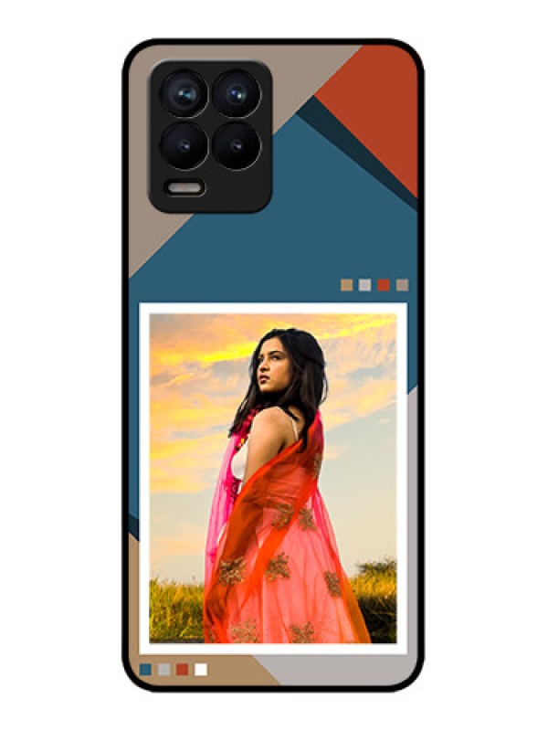 Custom Realme 8 4G Custom Metal Phone Case - Retro Color Pallet Design