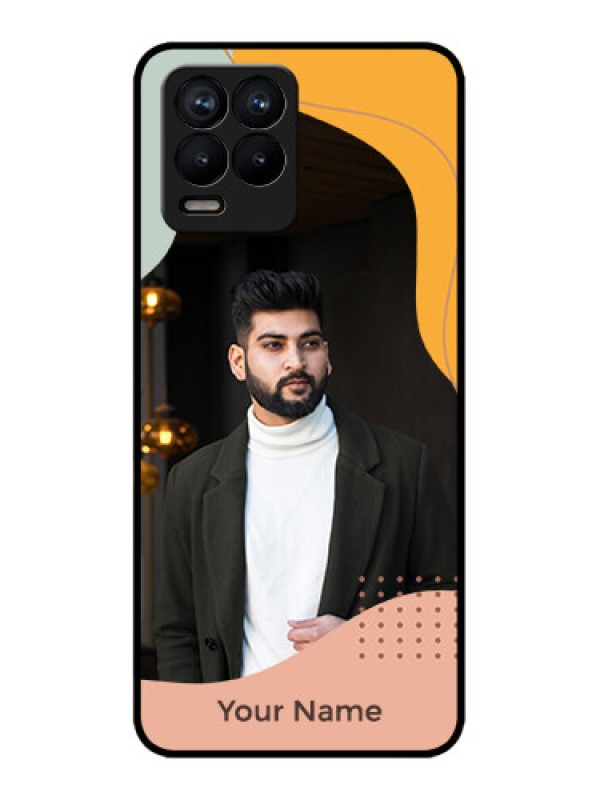 Custom Realme 8 4G Custom Metal Phone Case - Tri - Coloured Overlay Design