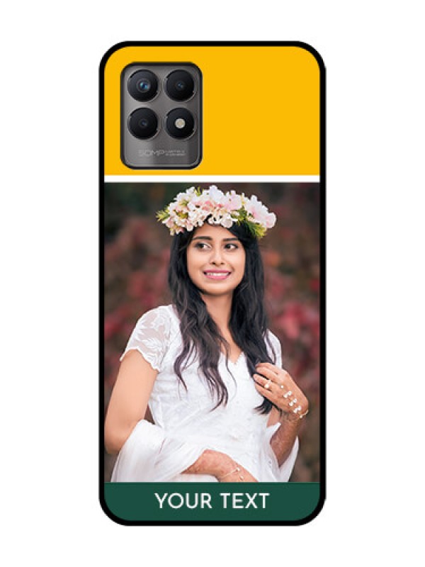 Custom Realme 8i Custom Metal Phone Case - Love You Design