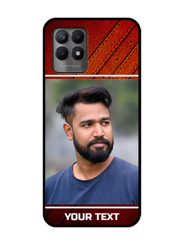 Custom Realme 8i Custom Metal Phone Case - Leather Phone Case Design