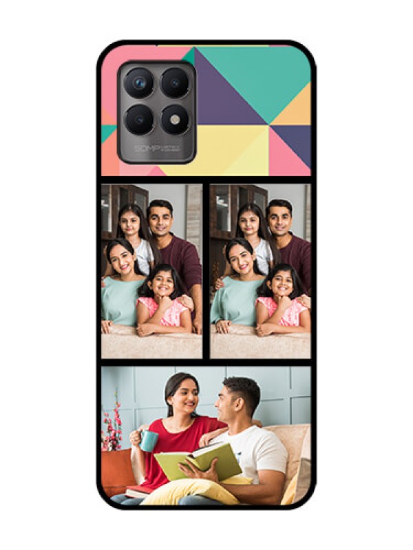 Custom Realme 8i Custom Metal Phone Case - Bulk Pic Upload Design