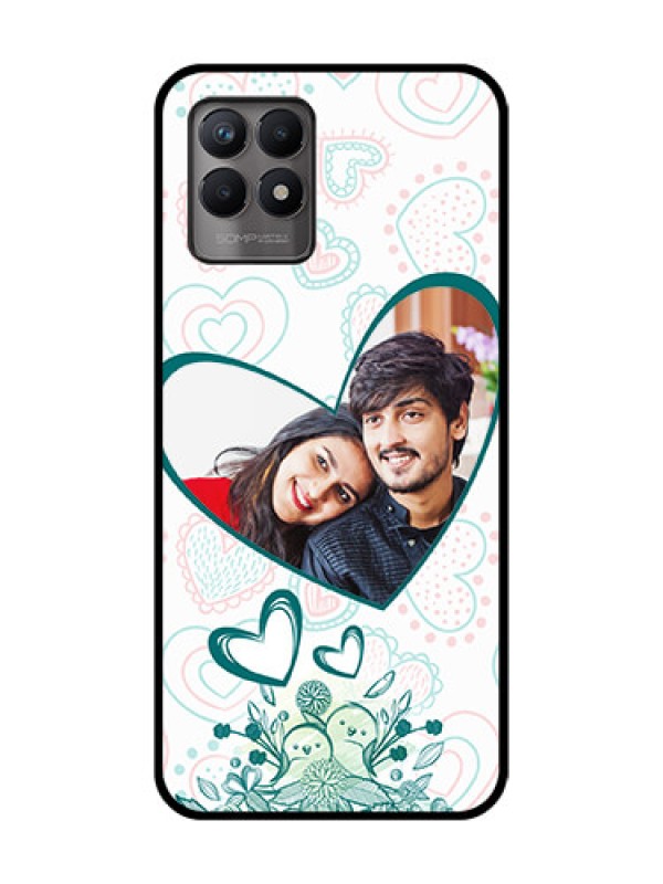 Custom Realme 8i Custom Metal Phone Case - Premium Couple Design