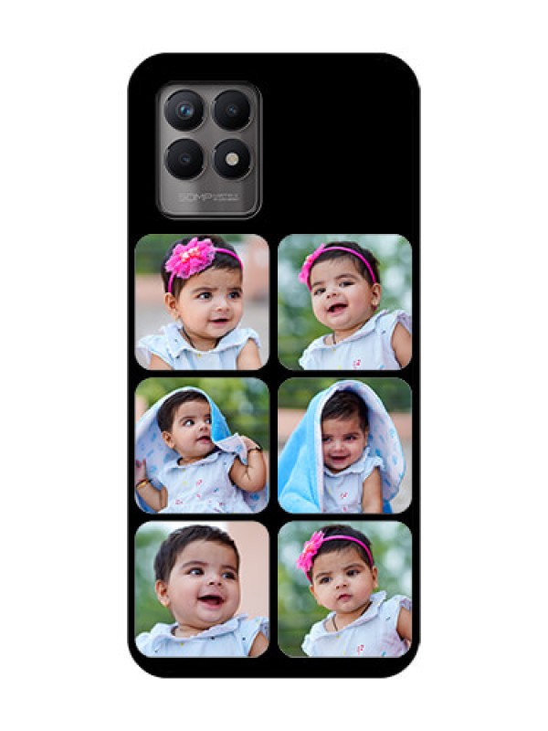 Custom Realme 8i Custom Metal Phone Case - Multiple Pictures Design