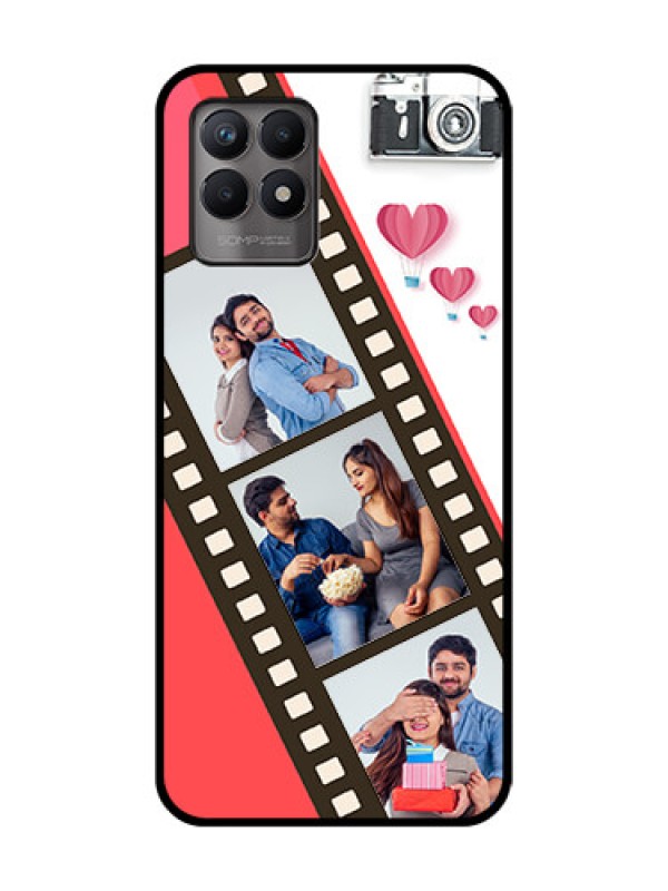 Custom Realme 8i Custom Metal Phone Case - 3 Image Holder With Film Reel