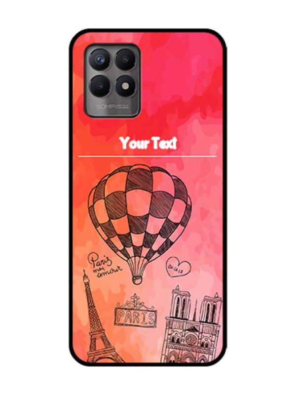 Custom Realme 8i Custom Metal Phone Case - Paris Theme Design
