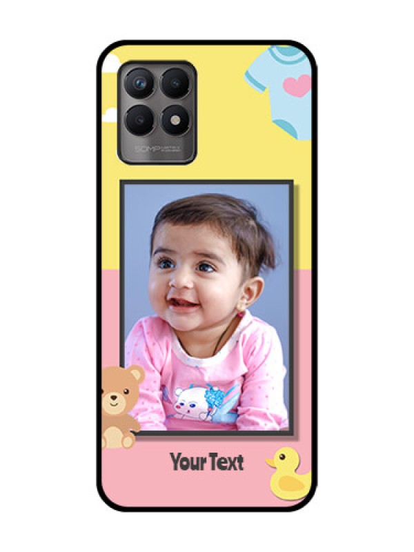 Custom Realme 8i Custom Metal Phone Case - Kids 2 Color Design