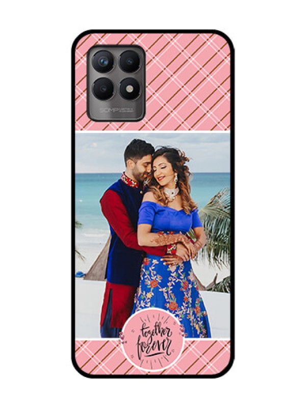 Custom Realme 8i Custom Metal Phone Case - Together Forever Design