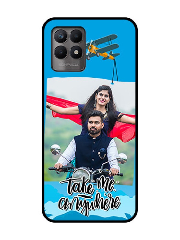 Custom Realme 8i Custom Metal Phone Case - Traveller Design