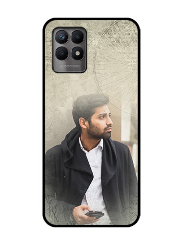 Custom Realme 8i Custom Metal Phone Case - With Vintage Design