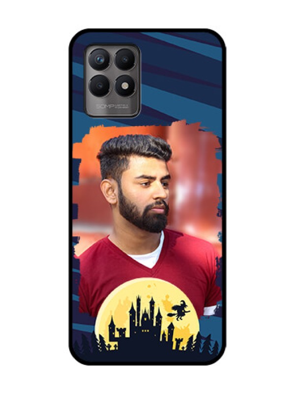 Custom Realme 8i Custom Metal Phone Case - Halloween Witch Design