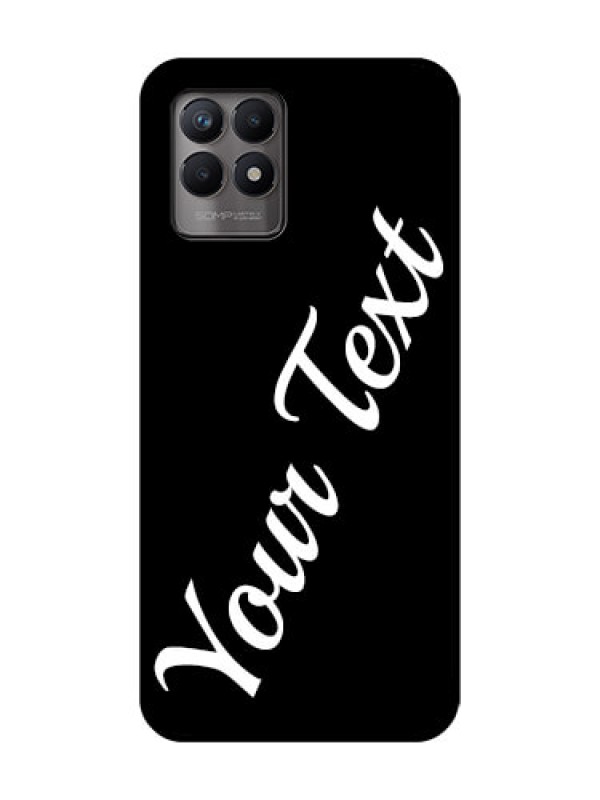 Custom Realme 8i Custom Metal Phone Case - With Your Name Design