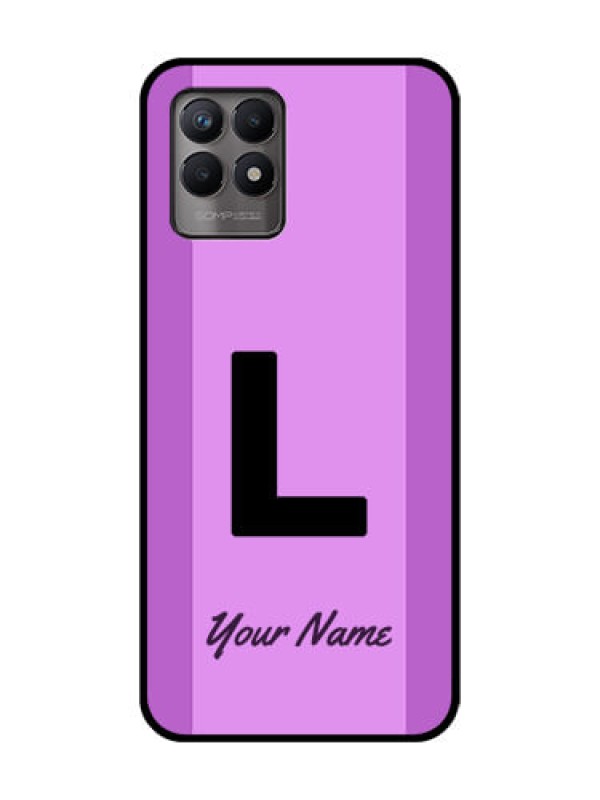 Custom Realme 8i Custom Metal Phone Case - Tricolor Custom Text Design