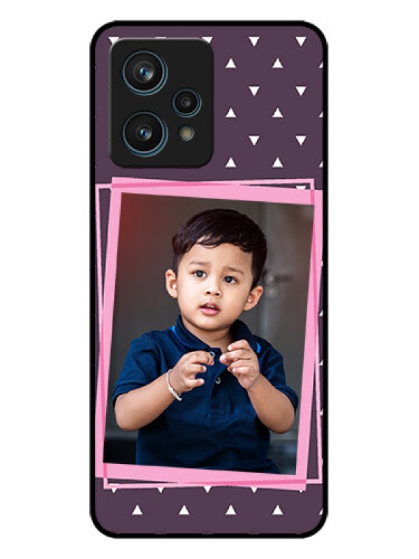 Custom Realme 9 4G Custom Metal Phone Case - Triangle Pattern Dotted Design