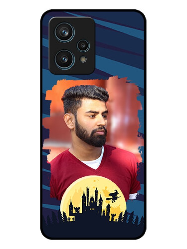 Custom Realme 9 4G Custom Metal Phone Case - Halloween Witch Design