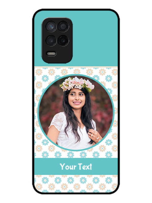 Custom Realme 9 5G Custom Metal Phone Case - Beautiful Flowers Design