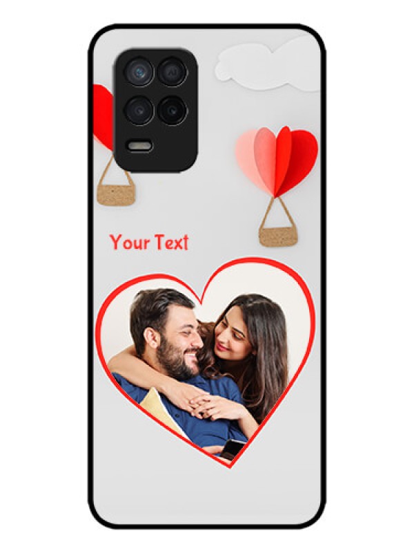 Custom Realme 9 5G Custom Metal Phone Case - Parachute Love Design