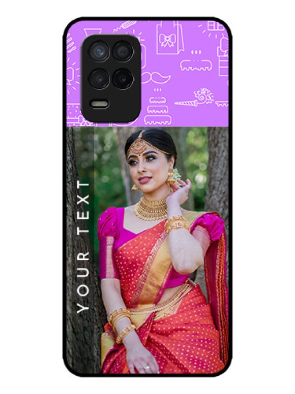 Custom Realme 9 5G Custom Metal Phone Case - Birthday Icons Design