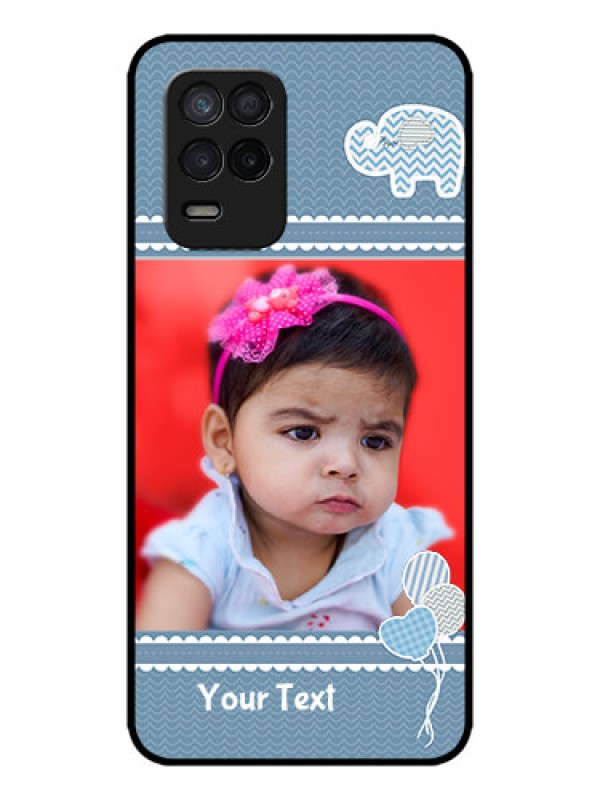 Custom Realme 9 5G Custom Metal Phone Case - With Kids Pattern Design