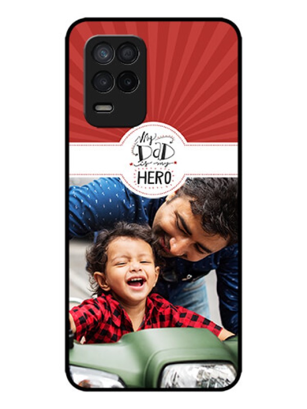 Custom Realme 9 5G Custom Metal Phone Case - My Dad Hero Design