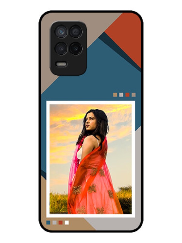 Custom Realme 9 5G Custom Metal Phone Case - Retro Color Pallet Design