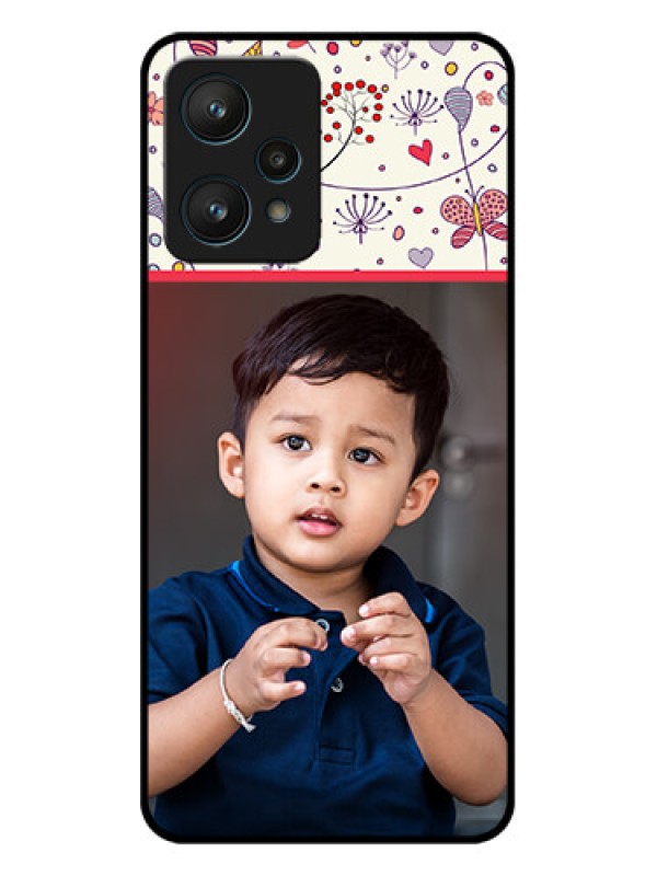 Custom Realme 9 Pro 5G Custom Metal Phone CasePremium Floral Design