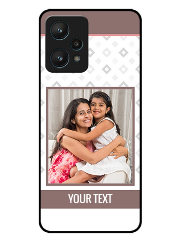 Custom Realme 9 Pro 5G Custom Metal Phone CaseSimple Diamond Design