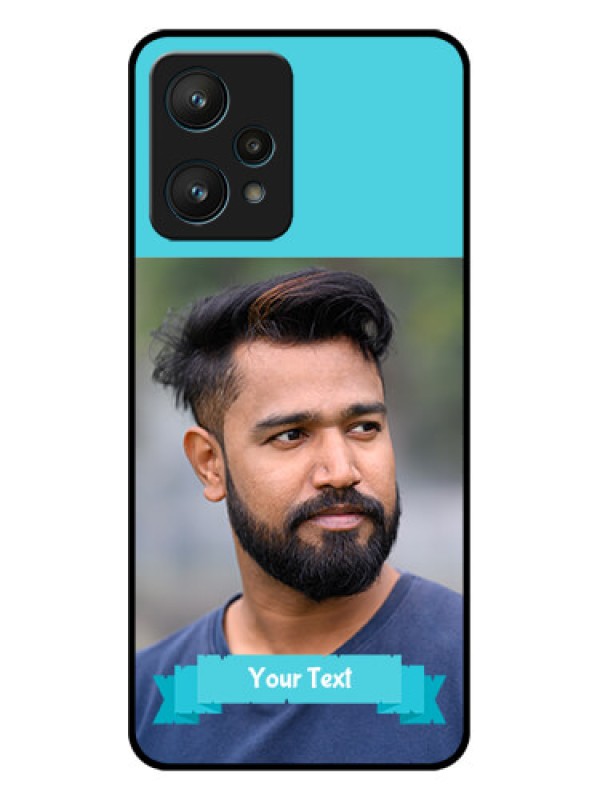 Custom Realme 9 Pro 5G Custom Metal Phone CaseBlue Color Design