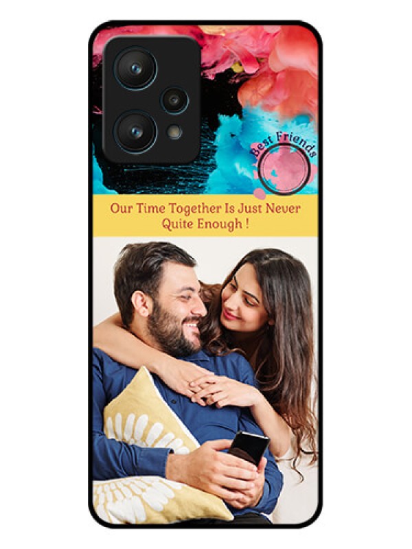 Custom Realme 9 Pro 5G Custom Metal Phone CaseQuote With Acrylic Painting Design