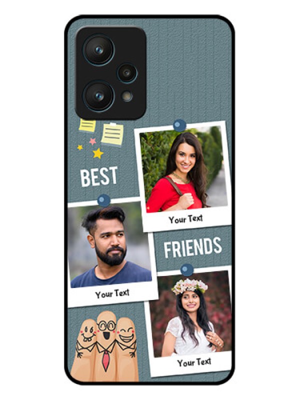Custom Realme 9 Pro 5G Custom Metal Phone CaseSticky Frames And Friendship Design