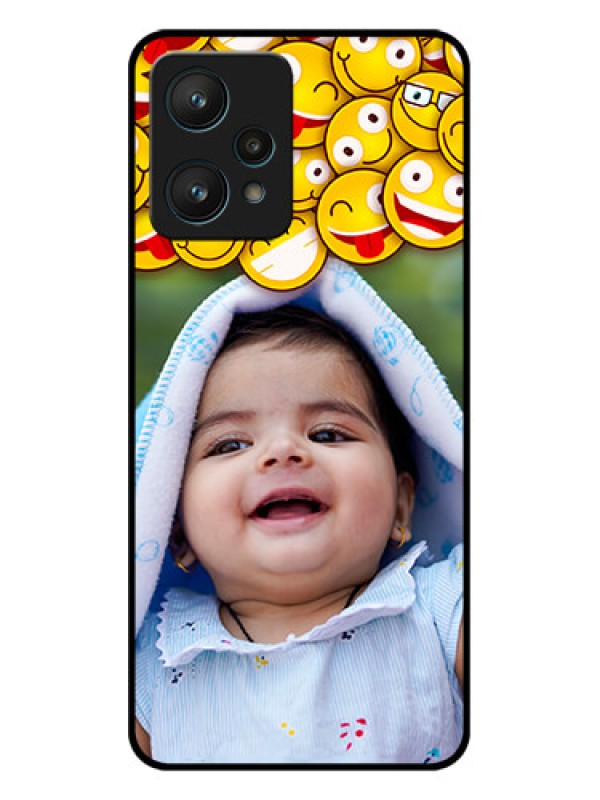 Custom Realme 9 Pro 5G Custom Metal Phone CaseWith Smiley Emoji Design