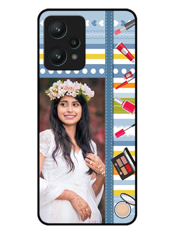Custom Realme 9 Pro 5G Custom Metal Phone CaseMakeup Icons Design