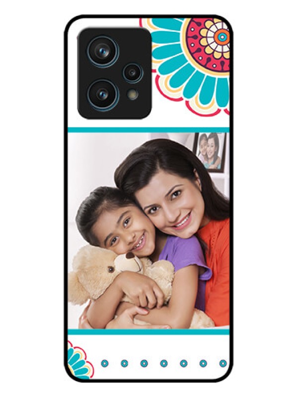 Custom Realme 9 Pro Plus 5G Custom Metal Phone CaseFlower Design