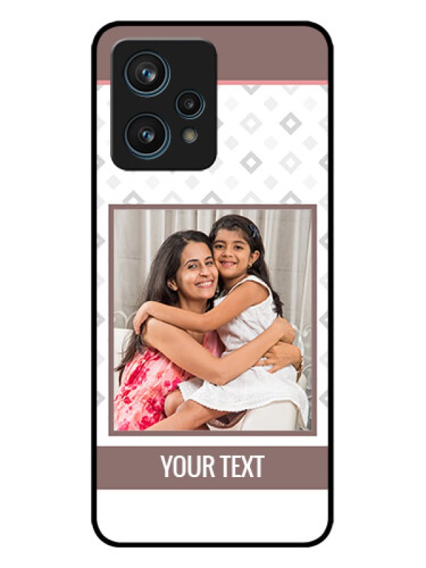 Custom Realme 9 Pro Plus 5G Custom Metal Phone CaseSimple Diamond Design