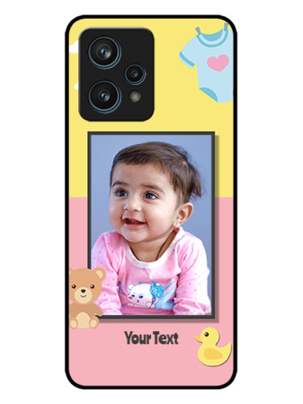 Custom Realme 9 Pro Plus 5G Custom Metal Phone CaseKids 2 Color Design