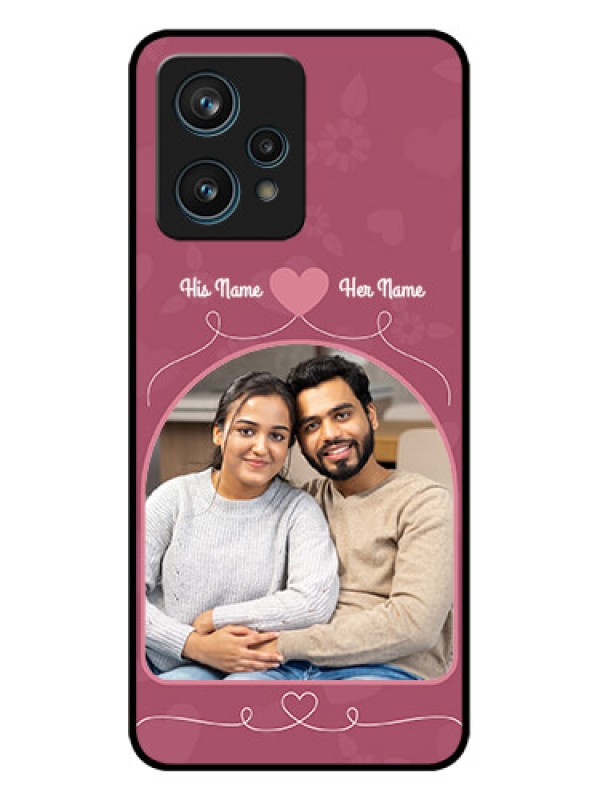 Custom Realme 9 Pro Plus 5G Custom Metal Phone CaseLove Floral Design