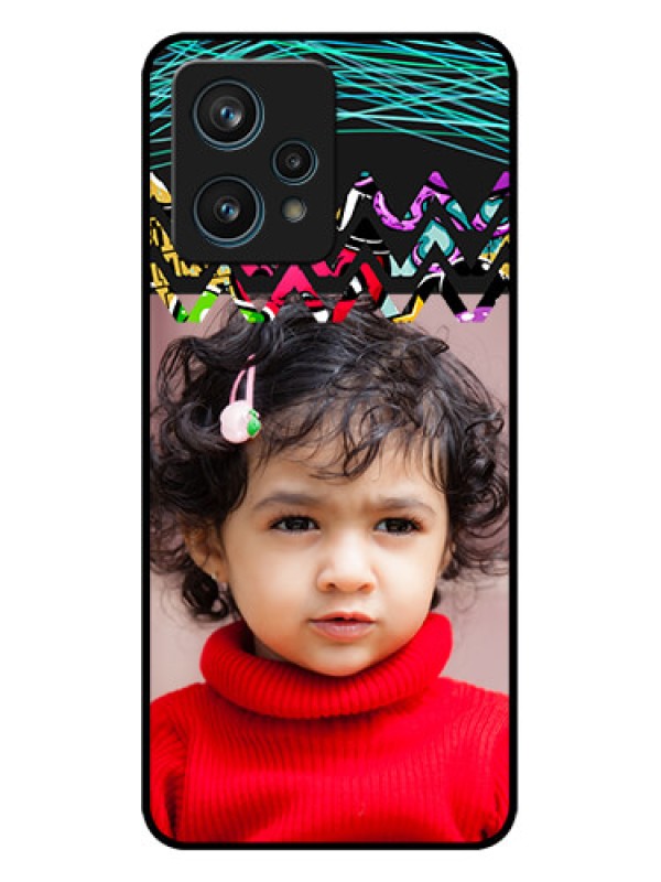 Custom Realme 9 Pro Plus 5G Custom Metal Phone CaseNeon Abstract Design