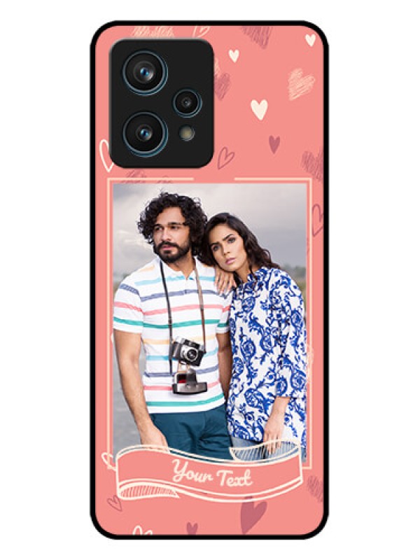 Custom Realme 9 Pro Plus 5G Custom Metal Phone CaseLove Doodle Art Design